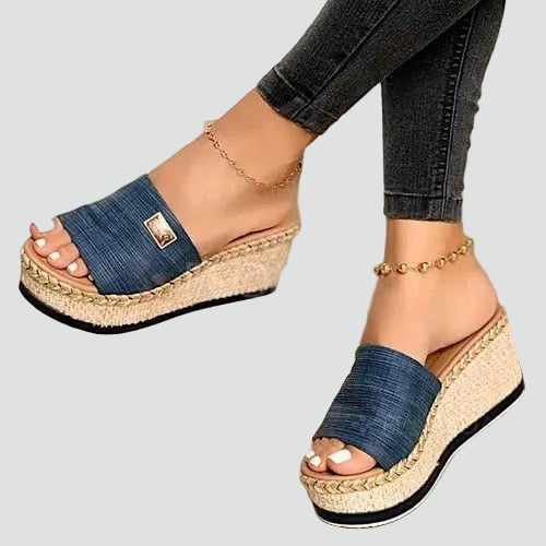 Abigail | Espadrille Wedge Sandals With Platform Sole