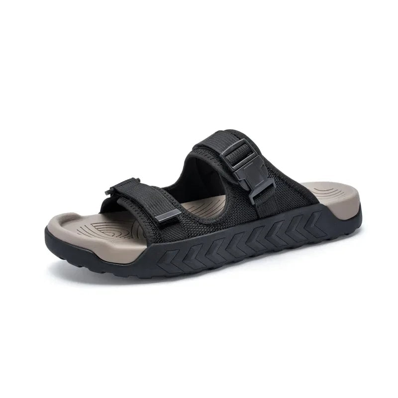 Harrison | Men's Velcro Strap Outdoor Sandals with Buckle Detail