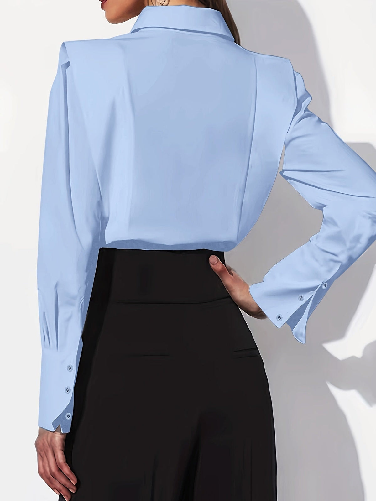 Willow | Structured Shoulder Button Up Shirt