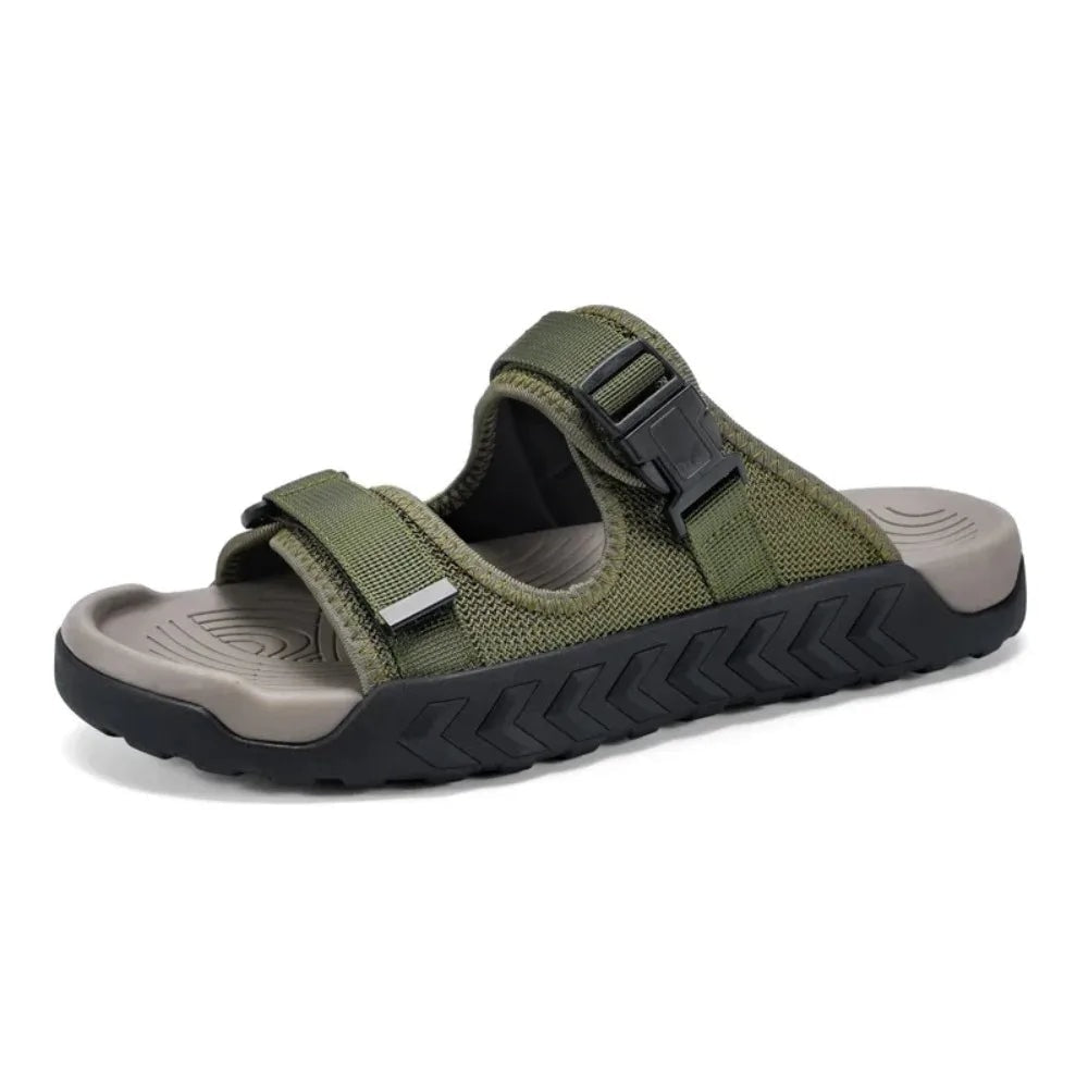 Harrison | Men's Velcro Strap Outdoor Sandals with Buckle Detail