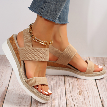 Isobel | Espadrille Platform Wedge Sandals