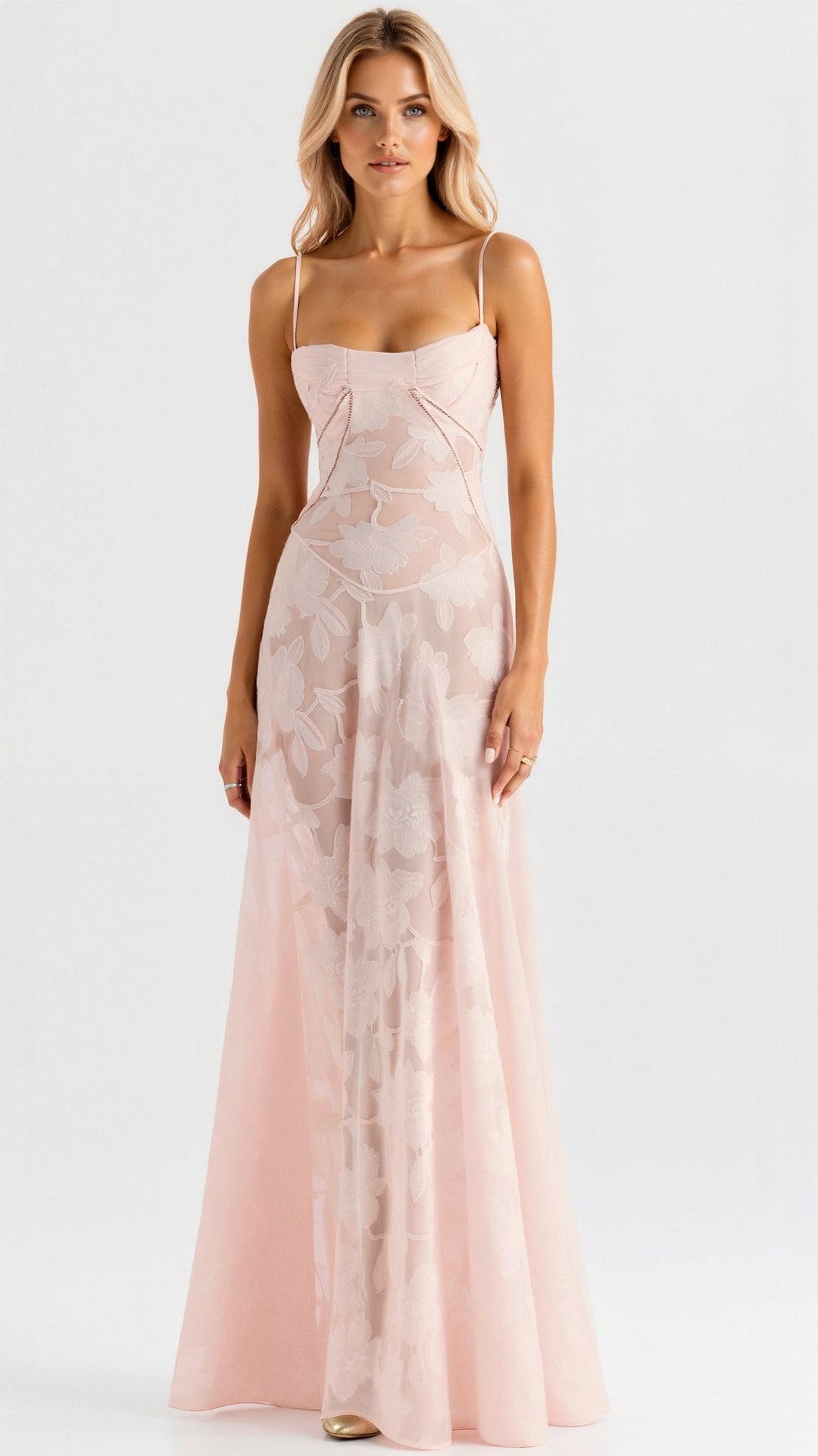 Georgia | Lace Corset Maxi Dress