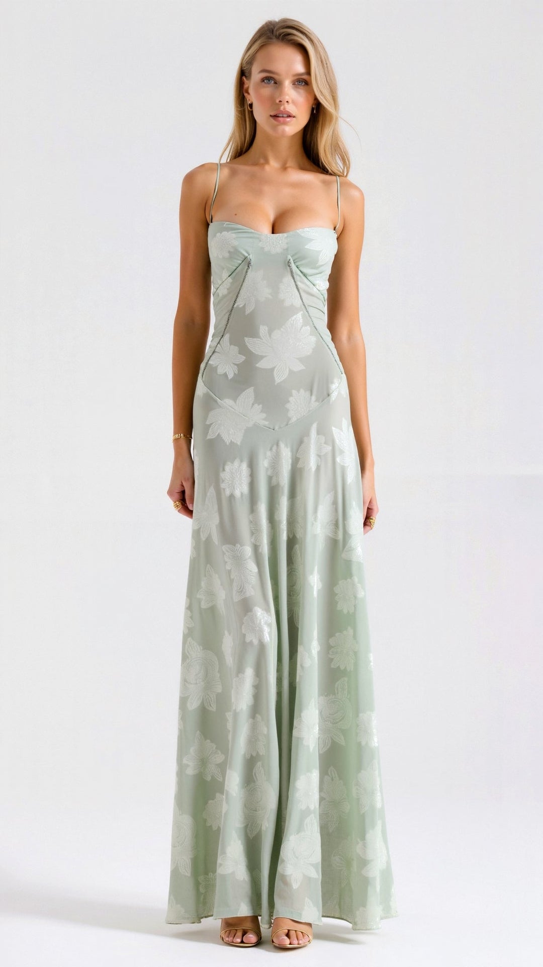Georgia | Lace Corset Maxi Dress