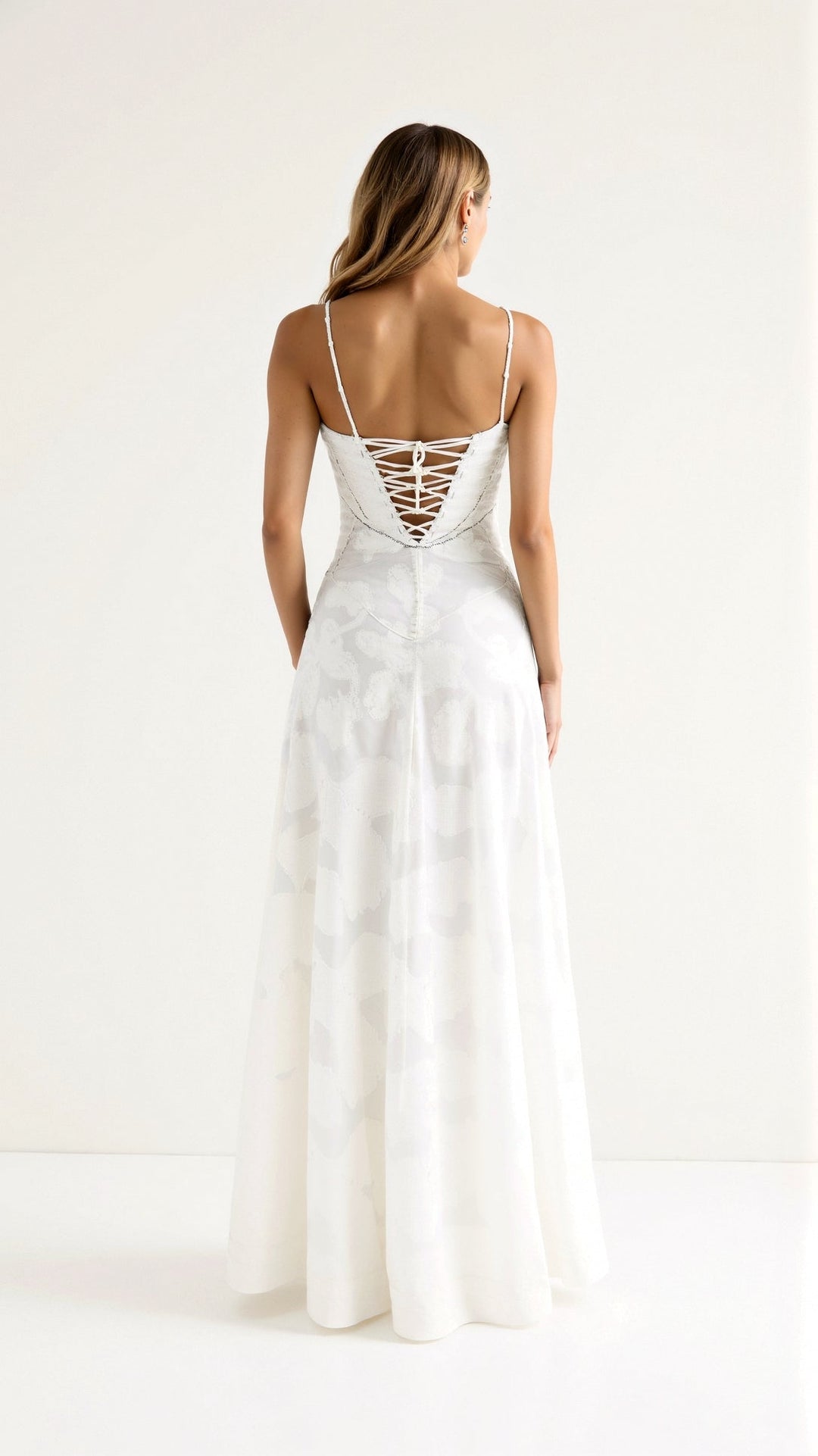Georgia | Lace Corset Maxi Dress