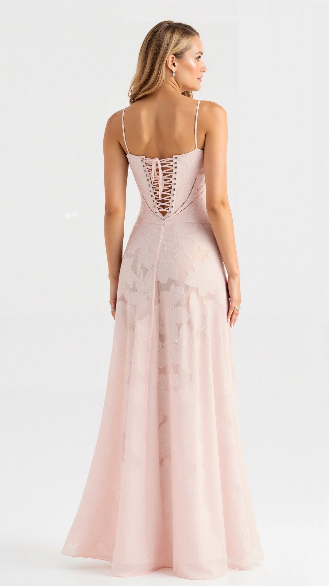 Georgia | Lace Corset Maxi Dress