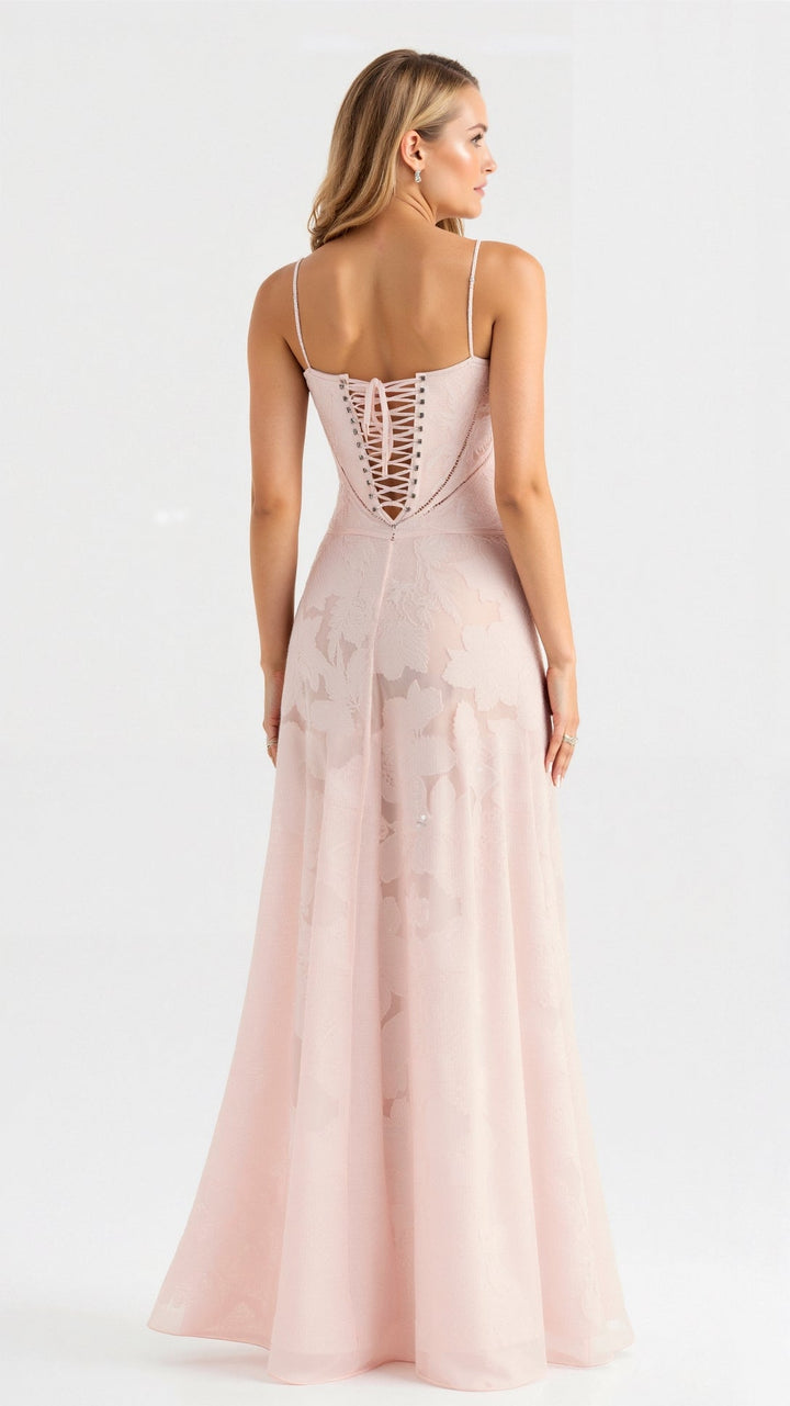 Georgia | Lace Corset Maxi Dress
