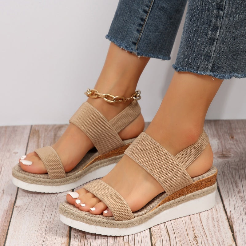 Isobel | Espadrille Platform Wedge Sandals