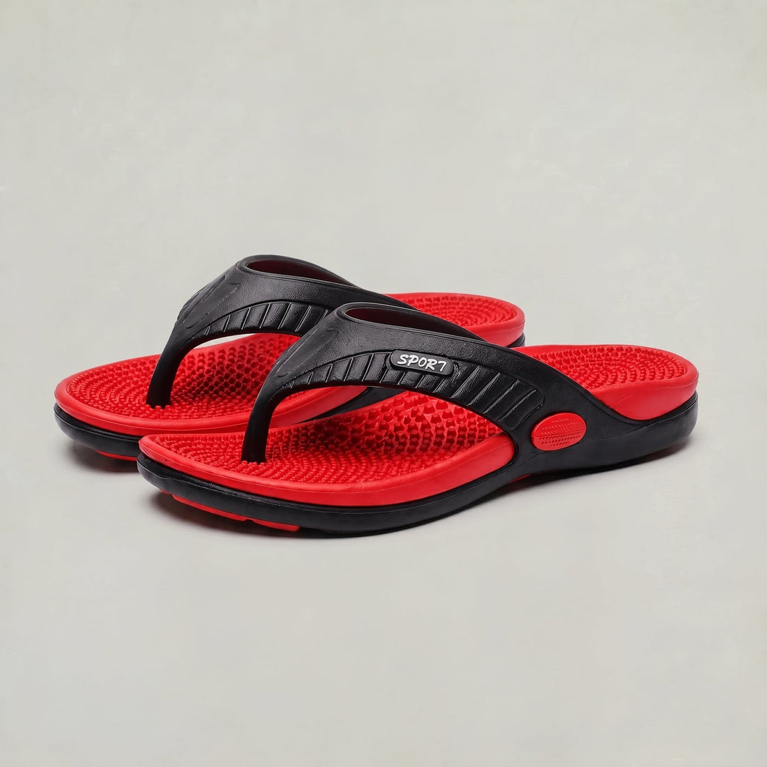 Harrison | Men's Textured Footbed Flip Flop Sandals