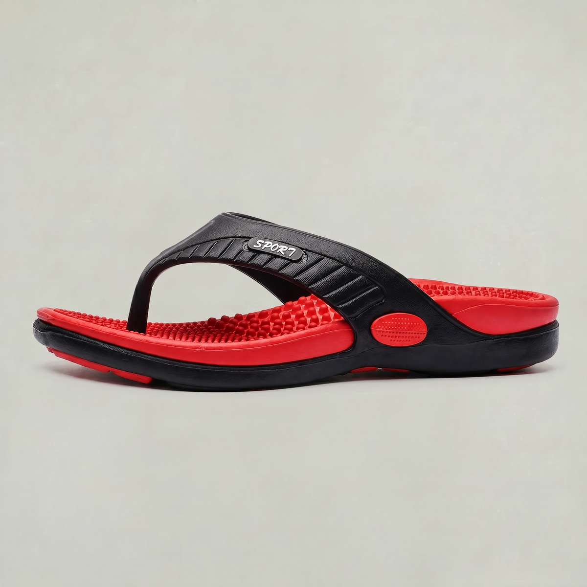 Harrison | Men's Textured Footbed Flip Flop Sandals