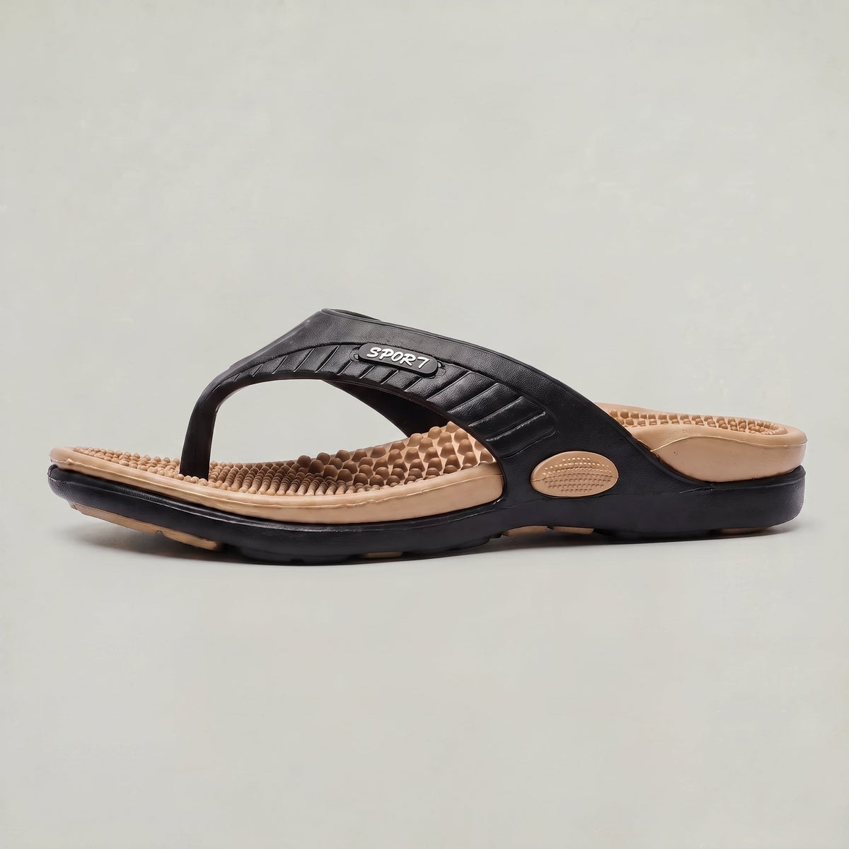 Harrison | Men's Textured Footbed Flip Flop Sandals
