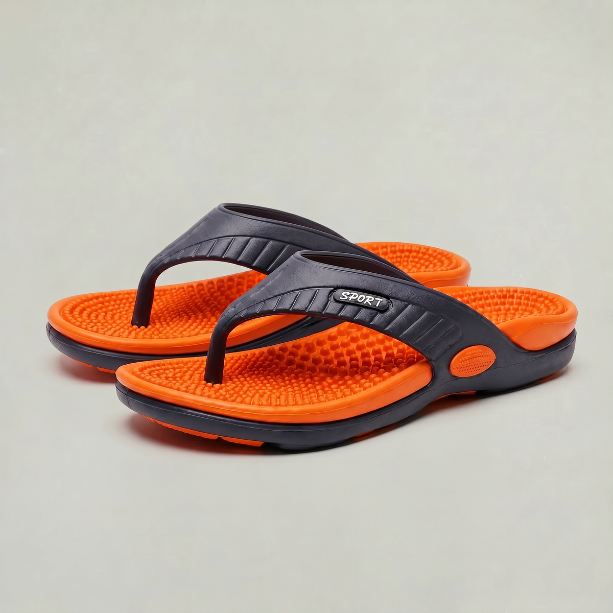 Harrison | Men's Textured Footbed Flip Flop Sandals