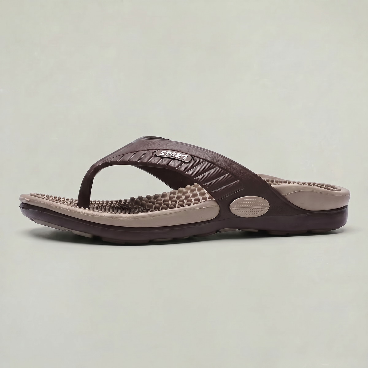Harrison | Men's Textured Footbed Flip Flop Sandals