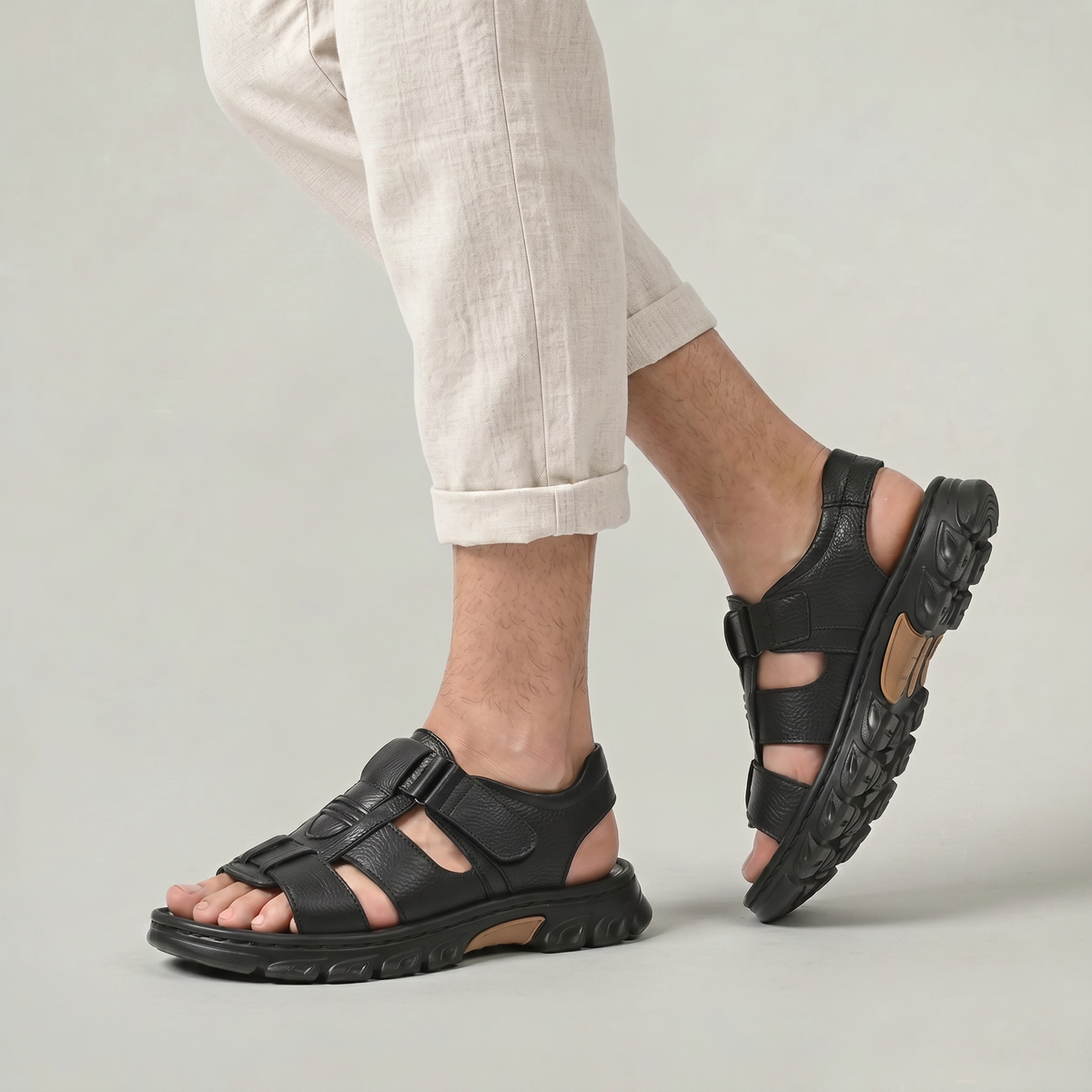 Harrison | Men's Fisherman Open Toe Strap Sandals