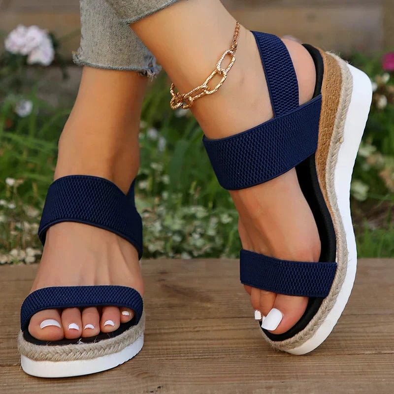 Isobel | Espadrille Platform Wedge Sandals