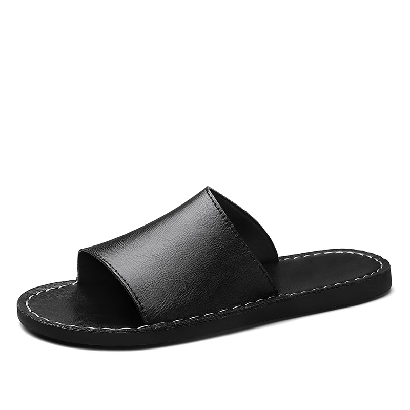 Harrison | Men's Leather Slide Sandals