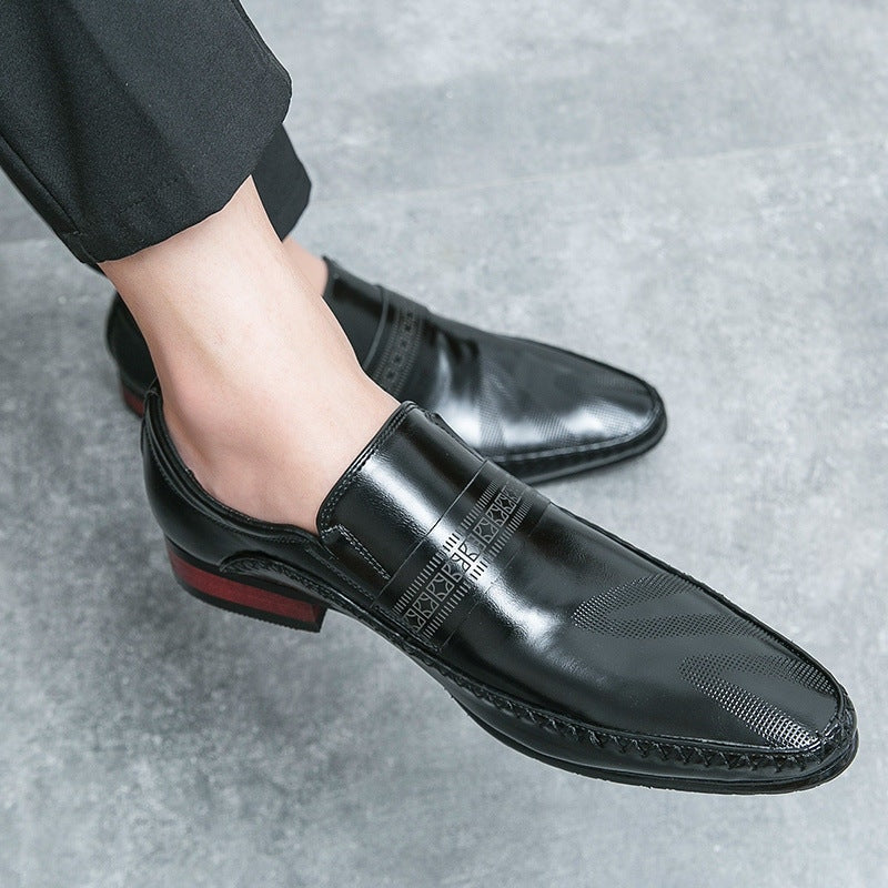 Harrison | Men's Pointed Toe Slip On Leather Loafers