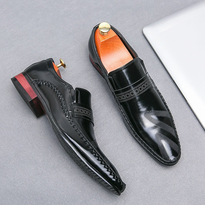 Harrison | Men's Pointed Toe Slip On Leather Loafers