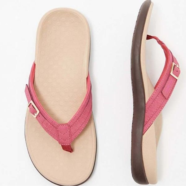 Everly | Buckle Strap Orthopedic Thong Sandals