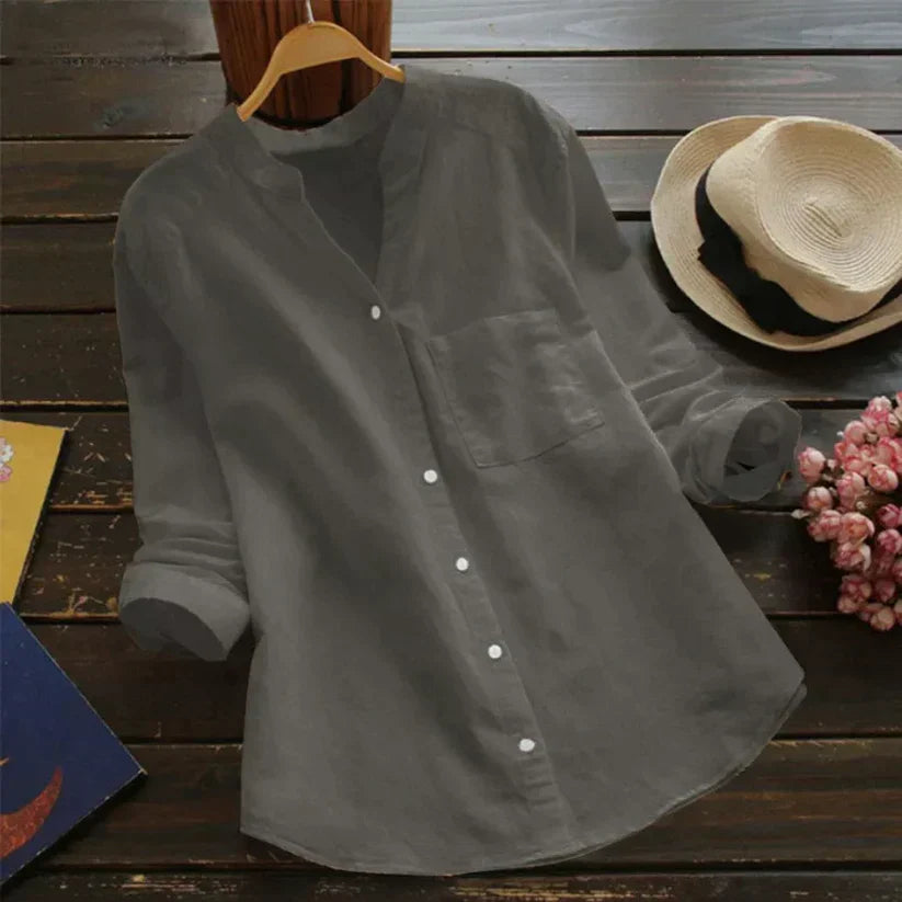 Evie | Button Up Long Sleeve Shirt
