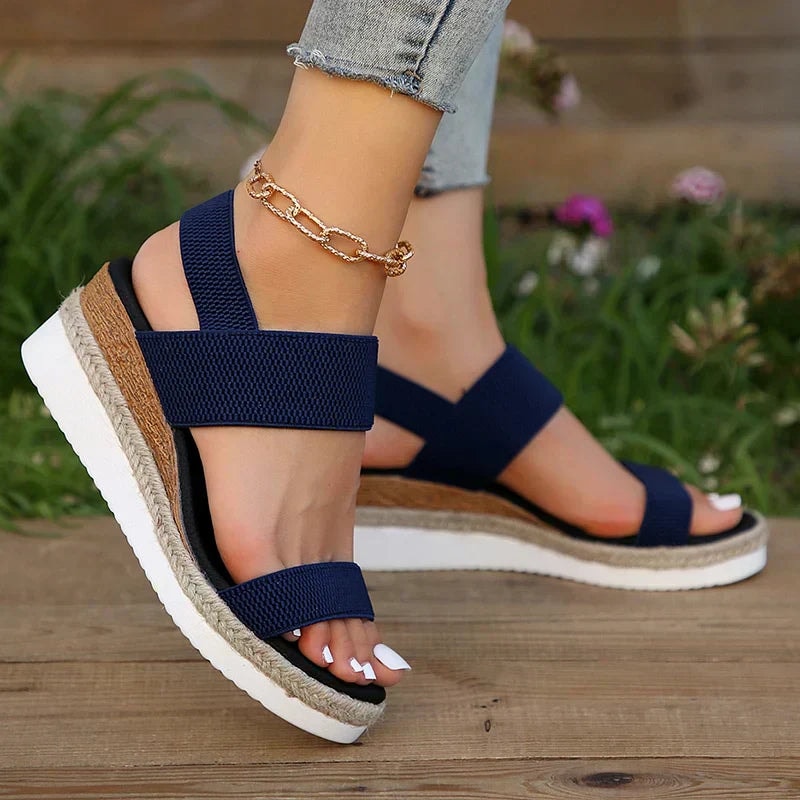 Isobel | Espadrille Platform Wedge Sandals