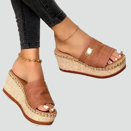 Abigail | Espadrille Wedge Sandals With Platform Sole