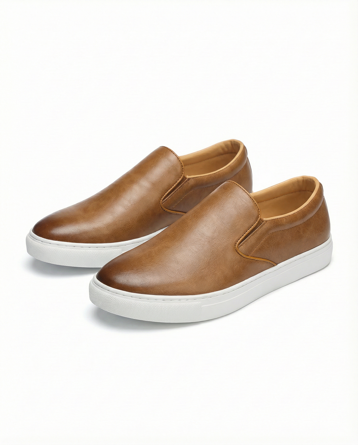 Harrison | Men's Faux Leather Slip On Loafers Sneakers