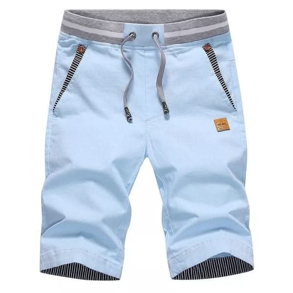 Harrison | Men's Drawstring Chino Shorts Slim Fit Cotton Cropped Shorts