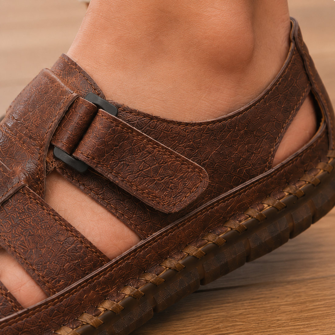 Sarti Fisherman Sandals - Brown