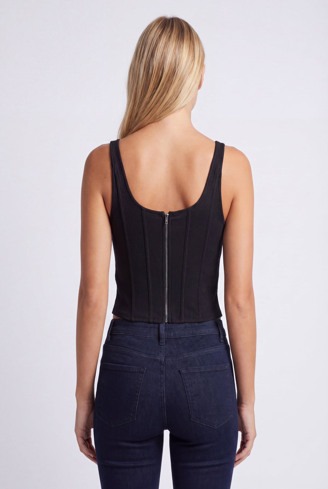 Lily | Structured Corset Square Neck Top