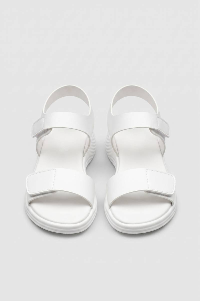 Maya | Velcro Strap Platform Sandals With Open Toe