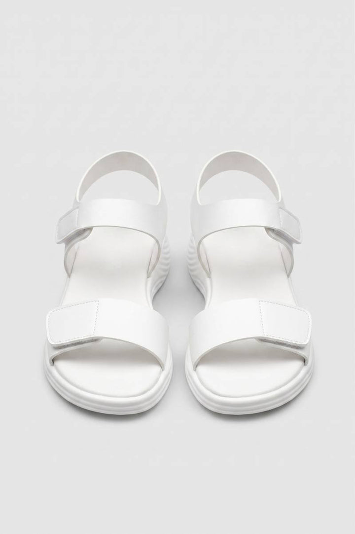 Maya | Velcro Strap Platform Sandals With Open Toe