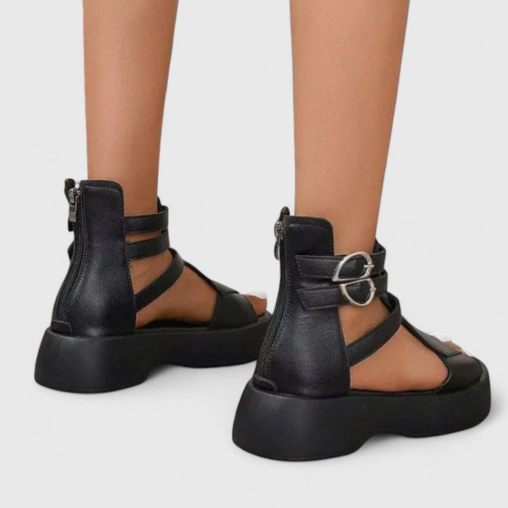 Ruby | Ankle Strap Platform Sandals