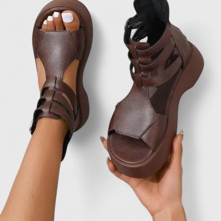 Ruby | Ankle Strap Platform Sandals