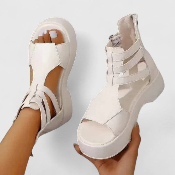 Ruby | Ankle Strap Platform Sandals