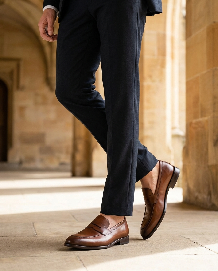 Harrison | Men's Leather Penny Loafers
