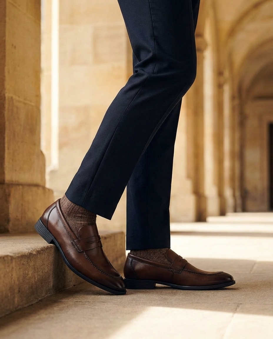 Harrison | Men's Leather Penny Loafers