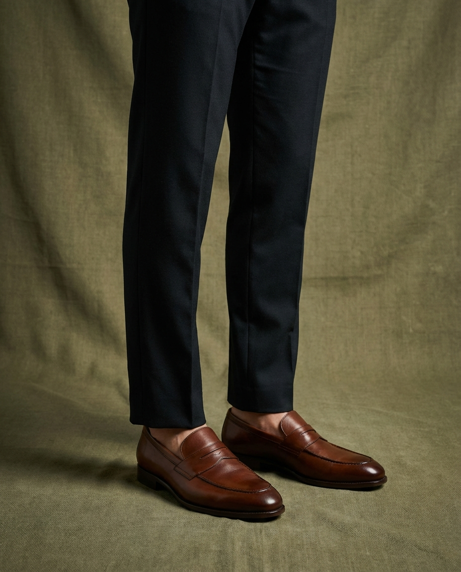 Harrison | Men's Leather Penny Loafers