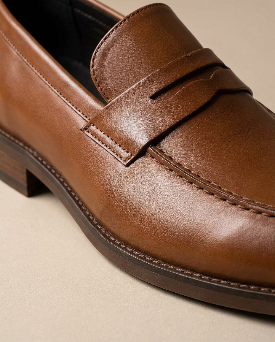 Harrison | Men's Leather Penny Loafers