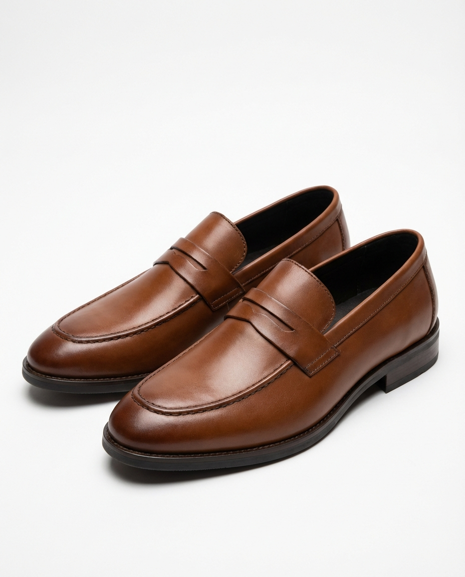 Harrison | Men's Leather Penny Loafers