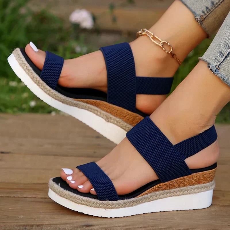 Isobel | Espadrille Platform Wedge Sandals
